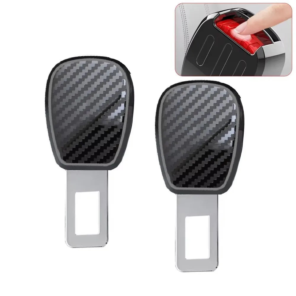1/2PCS Car Seat Belt Clip Extender Safety Seatbelt Lock Buckle Plug Thick Insert Sock alternate view