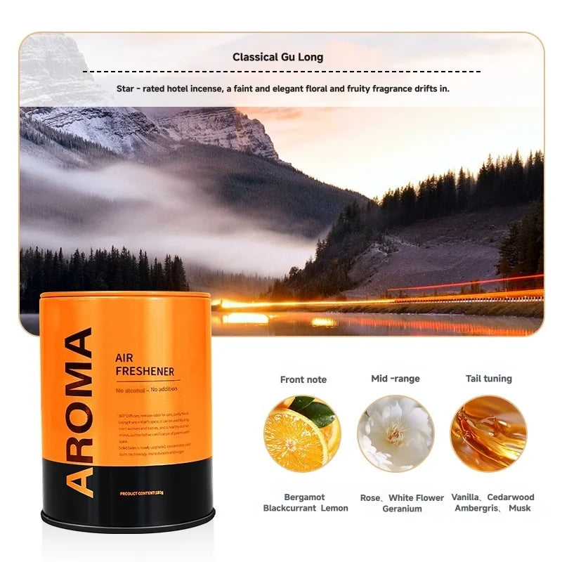 1pc Advanced Car Aromatherapy Deodorizing Solid Air Cream | Long-Lasting Fragrance for close-up view