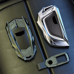Car Key Shell Case Cover for Cadillac ATS CT6 CTS DTS XT5 Escalade ESV SRX STS XTS ELR 2014 - 2018 Remote Key Holder Keychain