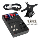 Sim Racing Central Control Box | Universal PC Game Controller with Mounting Fixture alternate view