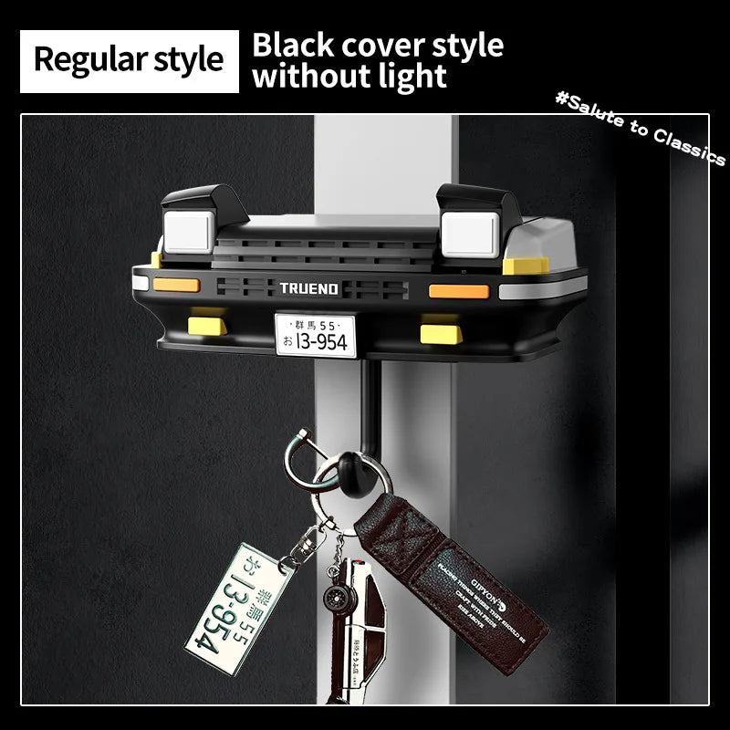 AE86 Car Creative Hook Headlight Key Storage Rack Keychain Holder for Vehicle Decor additional angle