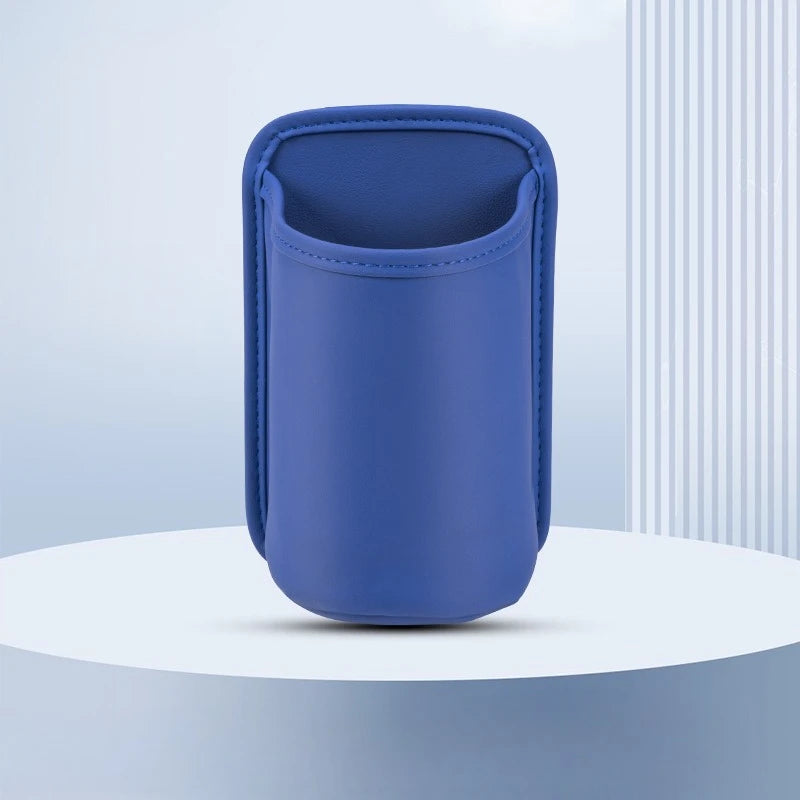 Faux Leather Car Cup Holder | Vehicle Water Cup Clip and Multifunctional Storage Box lifestyle view