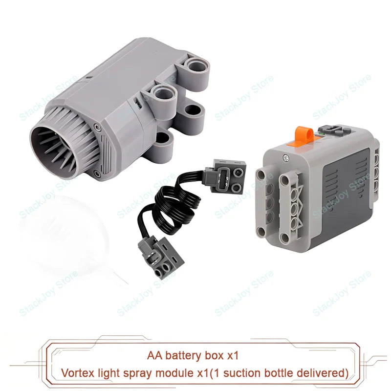 MOC Power Functions M/L/XL Motor Battery Box IR Remote Receiver for RC Car Robot Mode lifestyle view