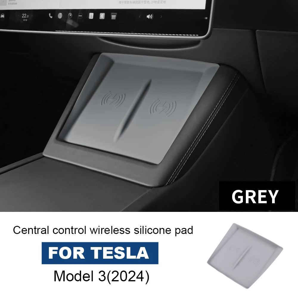 AIRSPEED Silicone Wireless Charging Pad for Tesla Model 3 Highland 2024 Model Y Junip alternate view