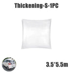 Disposable Transparent Car Cover | Dustproof Rainproof PE Film Protection close-up view