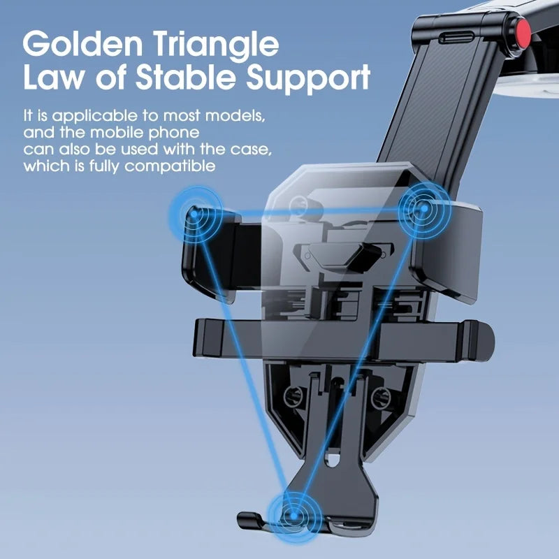 Car Phone Holder Suction Cup Foldable Adjustable