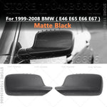 For 1999-2008 BMW E65 E66 E67 E46 Coupe E46 Cabrio 1Pair Car Rearview Mirror Covers Trim Caps 51167074235 51167074236