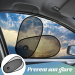2-Piece or 4-Piece Car Window Sun Shade Set | Adjustable Rotatable Side Window Sun Visor detail view