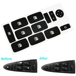 Car Repair Sticker For Fiat Croma Windows Button Stickers Decals Repair Worn Button Knob Switch Car