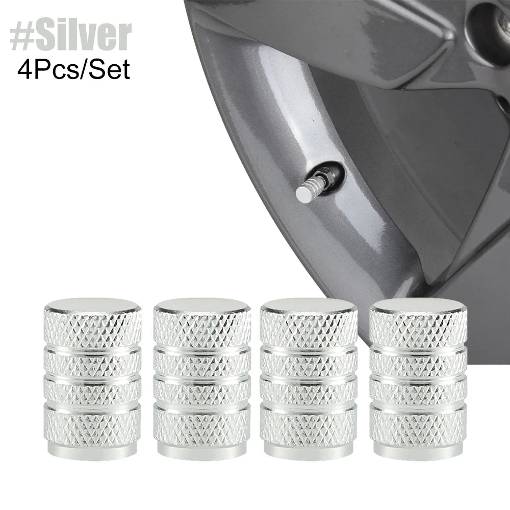Aluminum Tire Valve Caps | Dustproof Universal Stem Covers for Cars, Bikes, Trucks, M alternate view