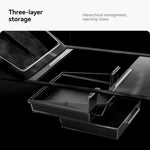 YZ For Tesla Storage Box Model 3 Y YL Highlang Juniper Center Console Armrest TPE Hid lifestyle view