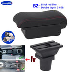 Armrest Box For Toyota Yaris Vitz 5dr Hatchback 1998-2011 2005 2006 2007 2008 2009 2010 Car Central Storage Box Car Accessories