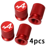 4PCS Colorful Car Accessories Car Tire Valve Cap For Alpine Megane 3 4 5 Duster Espace Logan Clio Austral Espace Arkana Scenic