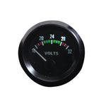 Dragon Gauge VOLTS Car Gauge 2" 52mm VOLT Meter 12V Auto Instrument Voltage Meters additional angle
