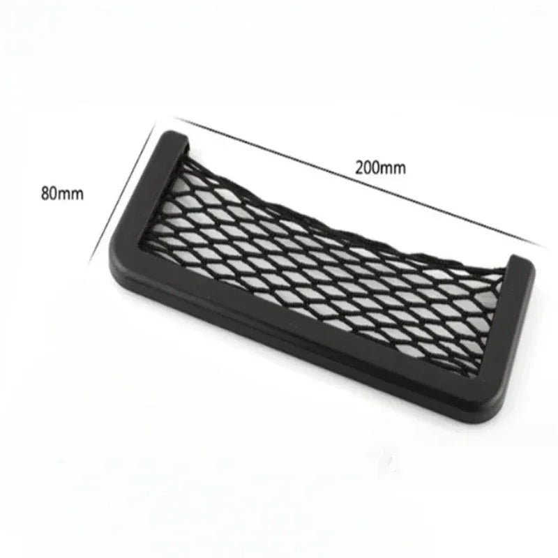 Auto Seat Side Interior Back Sundries Pocket Mesh Storage Bag Phone Net Pocket Holder lifestyle view