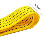1 Pcs 3M/4M Car Tow Cable Heavy Duty 3Ton/5Ton Trailer Rope Towing Pull Rope Strap Hoo close-up view