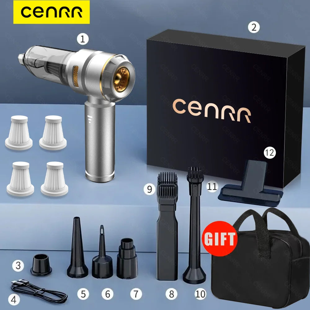 CENRR 998000PA Car Vacuum Cleaner Powerful Portable HandHeld Vacuum Cleaner For Car Wire detail view