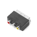 Scart Male Plug to 3RCA Phono Female AV Adapter | Input Cable for PS4 Wii DVD VCR