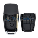 TopCarkey Replacement Flip Remote Key Shell Fob Housing Case for SINOTRUK HOWO T7H TH alternate view