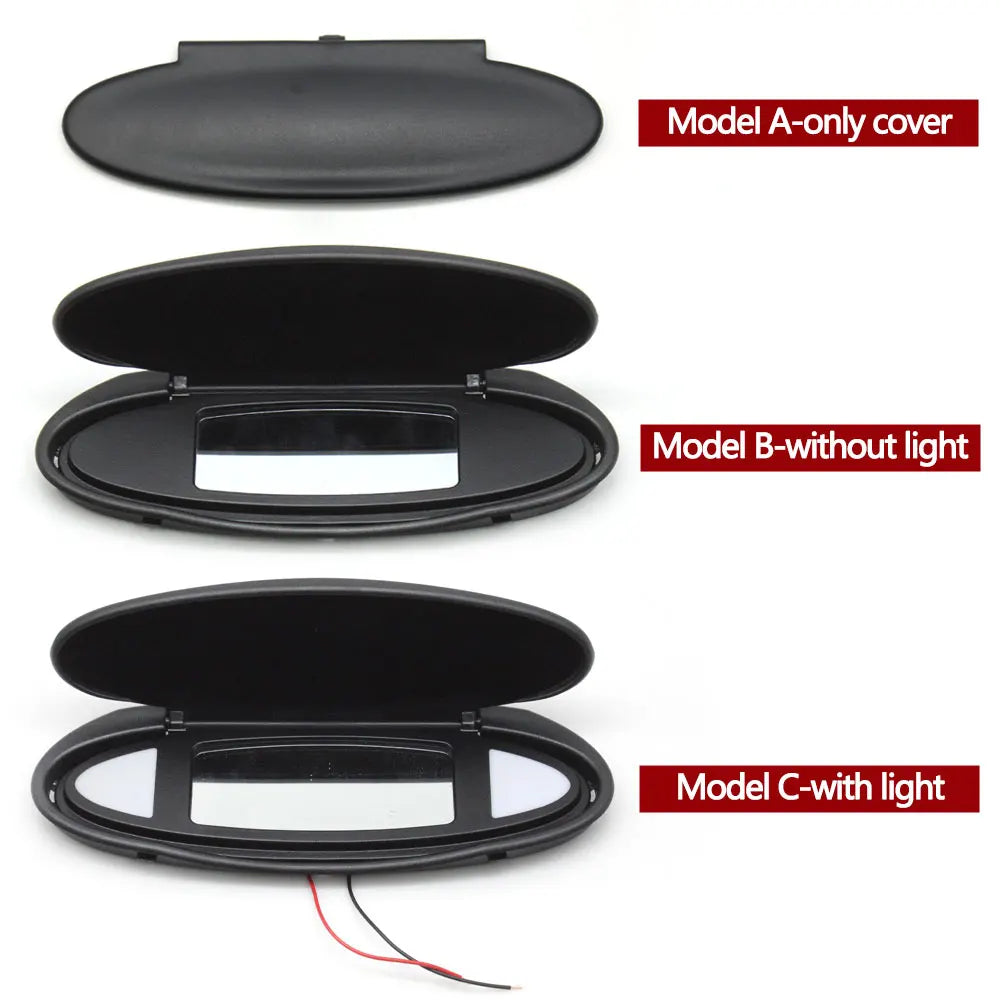 Car Interior Makeup Sun Visor Vanity Mirror Cover or Assembly For Porsche Boxster Cayman 986 987 CARRELA TARGA GT2 GT3 996 997