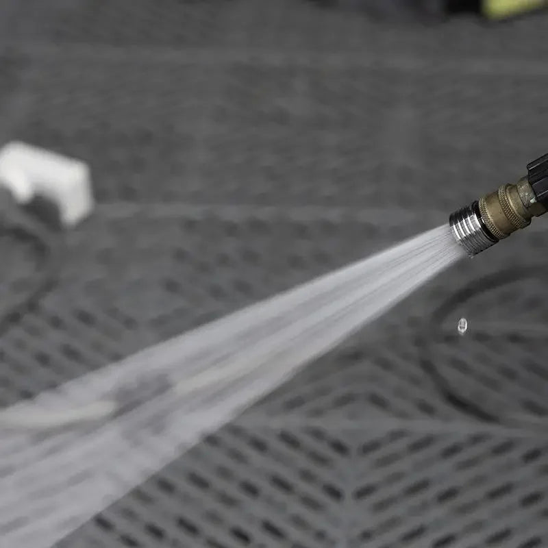 High Pressure 1/4 Quick Connect Water Sprinkler Nozzle | Stainless Steel Shower Blade lifestyle view