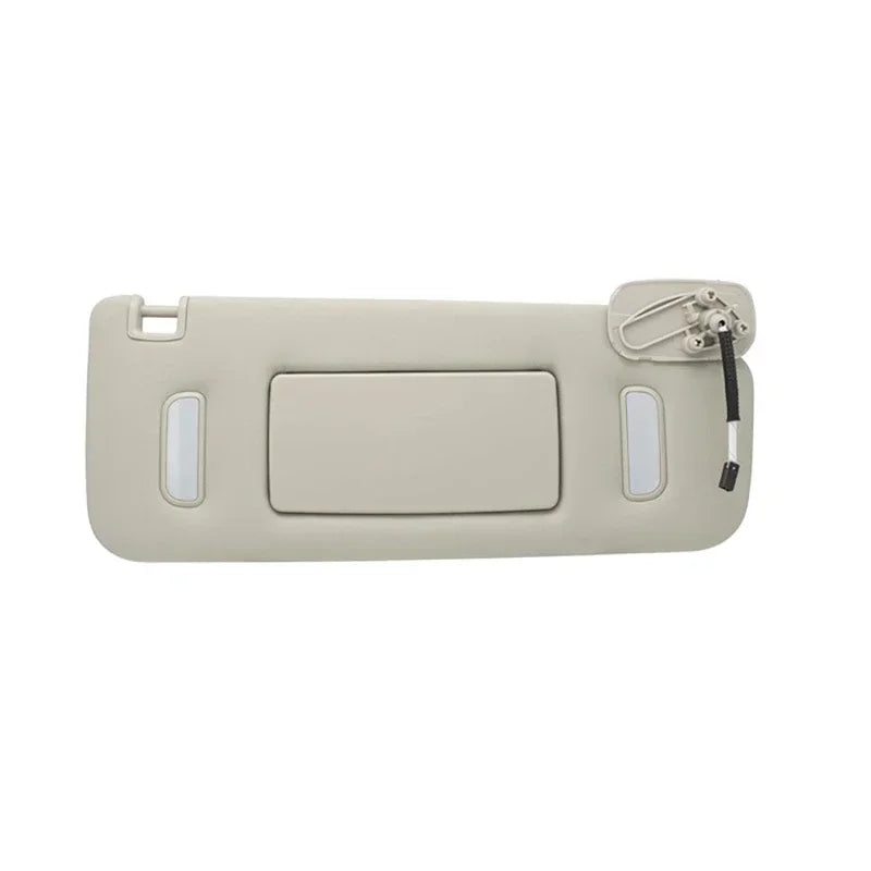 Car Sun Visor Grey Left/Right Side Sunshade Cover with Make-Up Mirror For Chevrolet/ GMC /Cadillac Escalade 2007-2014