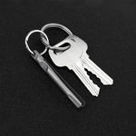 Mini Titanium Tweezers Small TC4 Titanium Alloy Clip Portable Tweezers Nipper EDC Outd close-up view