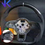 Carbon Fiber Customized Steering Wheel leather Alcantara For Tiguan Passat VW Golf MK7 7.5 GTI GTD GTE 2013-2020 GTI