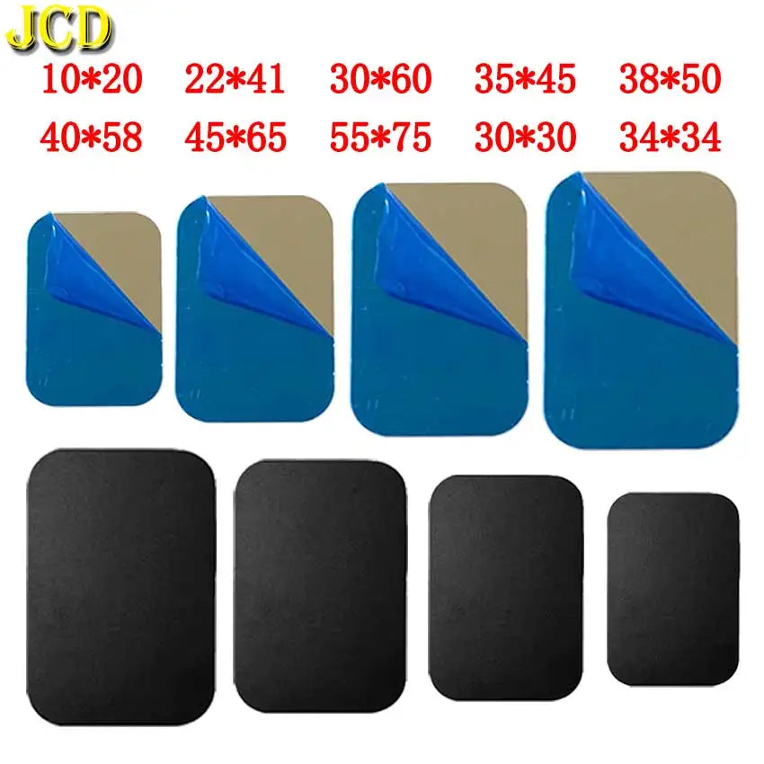 JCD 10PCS Metal Plate Sticker Disk for Magnetic Car Phone Holder | Universal Iron Sheets