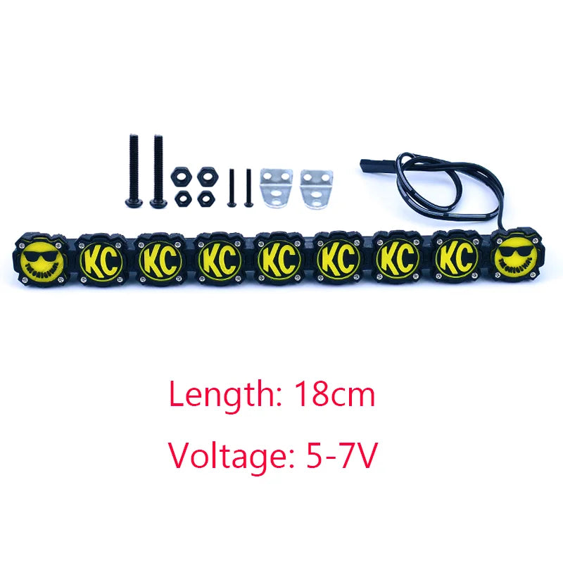LED Simulation Roof Lights for 1/10 RC Crawler D90 lifestyle view