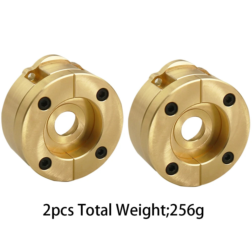 1/10 Brass Counter Weight Set for TRX4 TRX6 Portal Axle close-up view