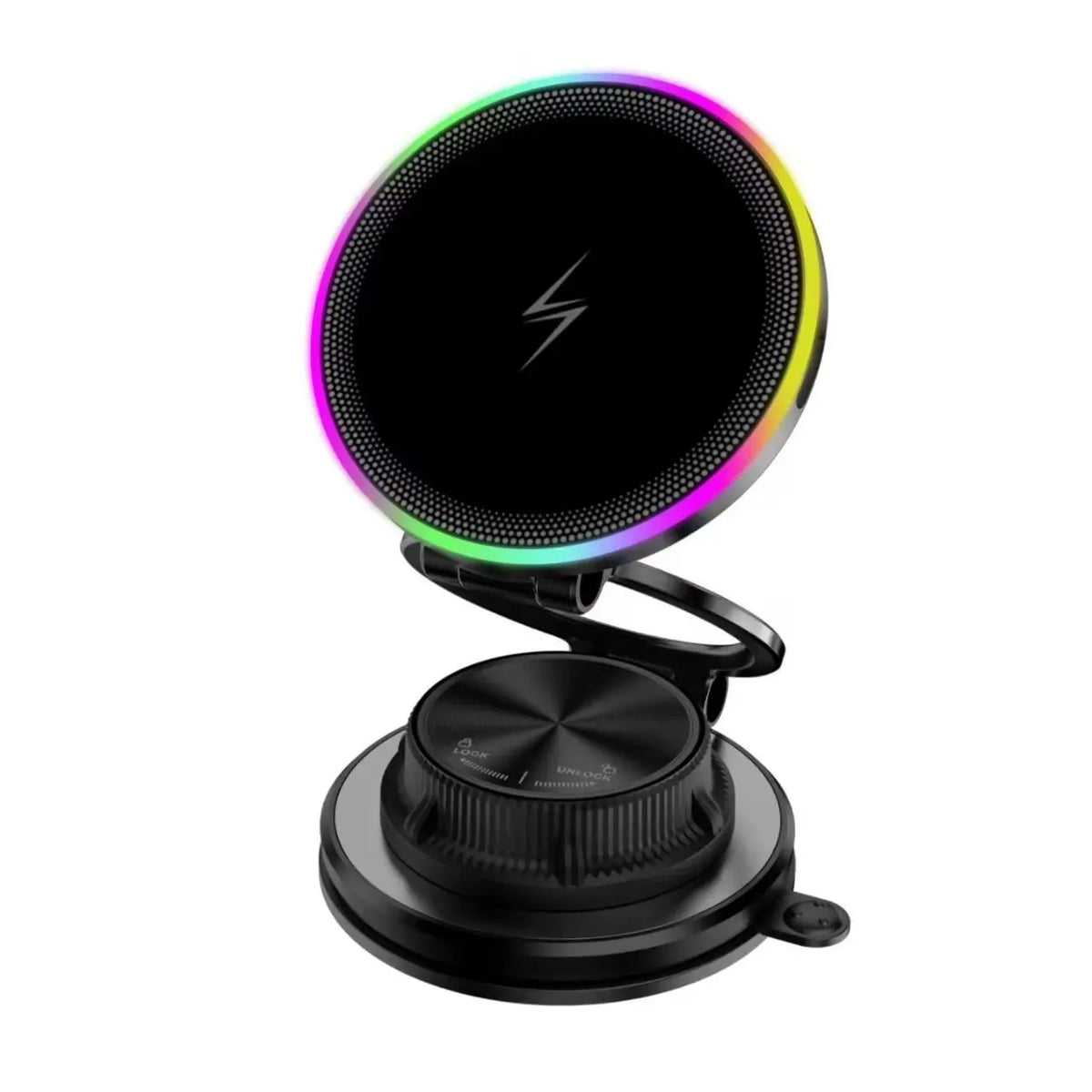 Car Wireless Charger Phone Holder Mount with 360 Degree Rotation additional angle