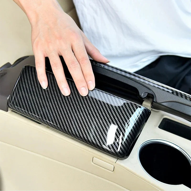 Accessories for Mercedes Benz Class C E W204 W212 GLK X204 Car Styling Armrest Box Adhesive Panel Cover Embellishment