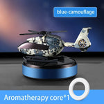 Car Solar Air Freshener | Automatic Rotation Helicopter Essential Oil Diffuser for Das close-up view