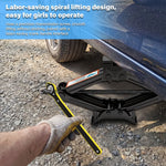 1.5T/2T Car Scissor Jack Auto Emergency Crank Lift Stand Labor-Saving Repair & Tire Re close-up view