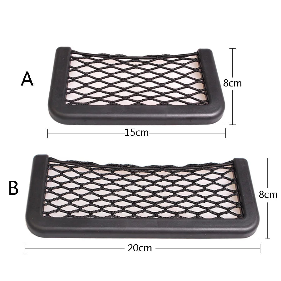 1Pcs Car Organizer Storage Bag Paste Net Pocket for Ford Focus MK2 MK3 MK4 Fiesta Eco alternate view