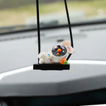 JSNY Car Pendant Funny Astronaut Cartoon Pendant Car Rearview Mirror Pendant Car Interior Decoration Car Rearview Mirror Hanging