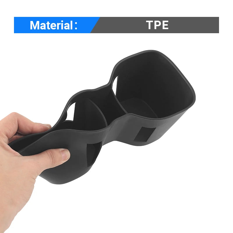 TPE Car Central Control Water Cup Holder For Honda CR-V CRV 6th Gen 2023 2024 2025 Hyb close-up view