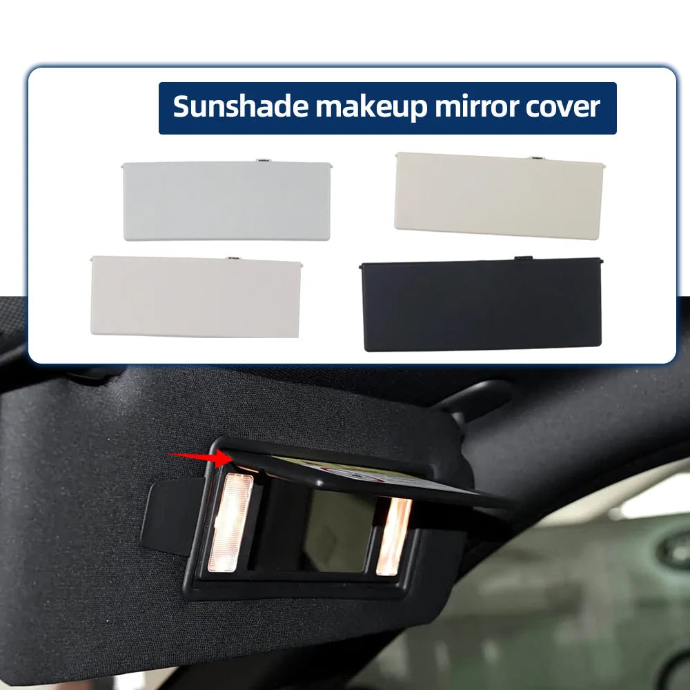 Car Sun Visor Shade Mirror Cover Replacement For Jaguar Evoque Discovery 4 Range Rover Interior Makeup Mirror Cover LR075958