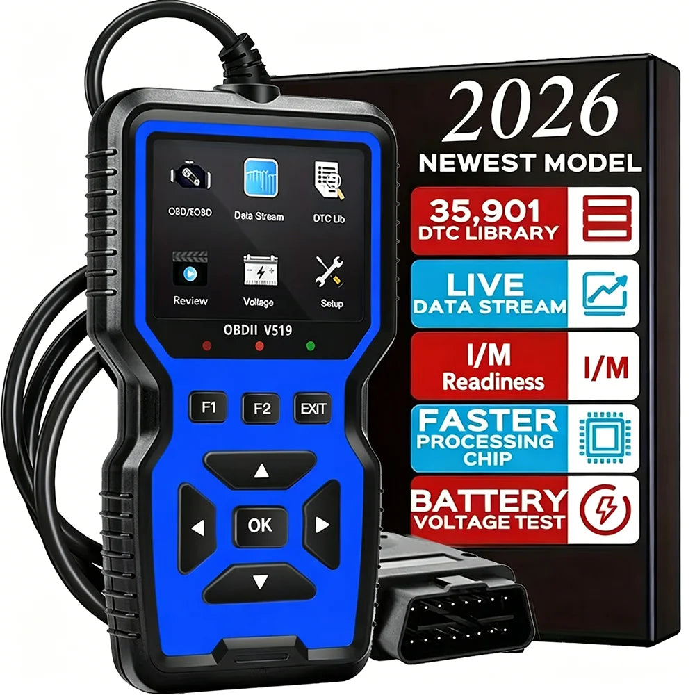 V519 Professional Obd2 Scanner - Usb-Powered Automotive Diagnostic Tool with Real-Tim lifestyle view