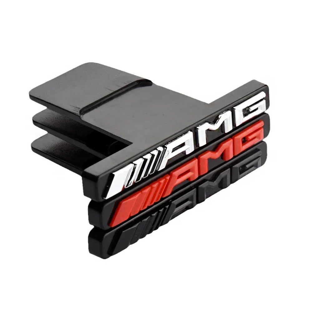 1pc 3D AMG Logo Emblem Car Front Grille Badge Mercedes Benz Amg w211 W124 W169 W176 W alternate view