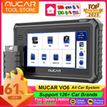 MUCAR VO6 OBD2 Scanner Diagnostic Tools 28 Reset Services 2024 Bidirectional Scan Tools Full Systems Auto Diagnostic Scanner