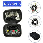 26/41pcs Car Terminal Removal Kit Box Wire Plug Connector Extractor Puller Release Pin Extractor Set