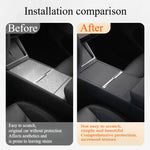 For Tesla Model Y Juniper 2025 Center Console Organizer Set | Interior Storage Access alternate view
