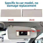 Visor Replacement Makeup Mirror Cover Sun Visor Replacement Gray Reinforced Card Holders For Volvo S60L 2014-2019