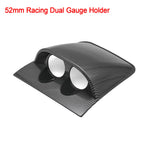 AD 2" 52mm Red and Blue Dual LED Car Gauge Set | Boost, Water Temp, Oil Temp, Oil Pre alternate view