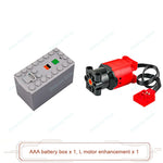 MOC Power Functions M/L/XL Motor Battery Box IR Remote Receiver for RC Car Robot Model B detail view