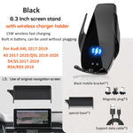 Car Phone Holder For Audi A4L A5 Q5L RS4 RS5 S4 S5 7/8.3/10.1 inch Screen Navigation Bracket Smartphone Mobile phone Holder