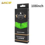 UICE Ice Hockey Shoelaces Box-Packed Ice Hockey Skate Laces 84/96/108/120in Dual Laye lifestyle view