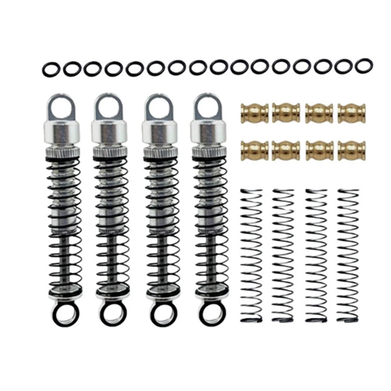 4pcs MN99S MN78 MN168 MN300 MN-300 Tank 300 Metal Oil Shock Absorber Damper RC Car additional angle